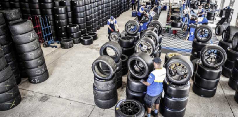 Tire warehouse photo